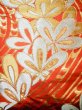 Photo8: Mint F1202B Used Japanese Kimono  Deep Orange UCHIKAKE Wedding by Silk. Flower  (Grade A) (8)