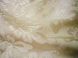 Photo7: F1202J Used Japanese Kimono  Smoky Off White UCHIKAKE Wedding by Silk. Diamond-shaped flowers  (Grade D) (7)