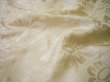 Photo8: F1202J Used Japanese Kimono  Smoky Off White UCHIKAKE Wedding by Silk. Diamond-shaped flowers  (Grade D) (8)