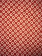 Photo3: G0415Q Used Japanese Kimono   Red JUBAN undergarment by Silk. Dapple pattern, for Kids, KINSHA CHIRIMEN crape (Grade B) (3)