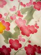 Photo14: Mint G0630H Used Japanese Kimono  Shiny Off White FURISODE long-sleeved by Silk. UME plum bloom  (Grade A) (14)
