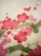 Photo17: Mint G0630H Used Japanese Kimono  Shiny Off White FURISODE long-sleeved by Silk. UME plum bloom  (Grade A) (17)