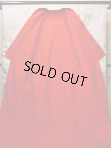 Photo5: G0805F Used Japanese Kimono Shiny Light Pink UCHIKAKE Wedding by Silk. Crane  (Grade A) (5)
