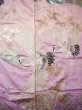 Photo11: G0805F Used Japanese Kimono Shiny Light Pink UCHIKAKE Wedding by Silk. Crane  (Grade A) (11)