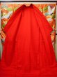 Photo5: G0805I Used Japanese Kimono  Shiny Vermilion UCHIKAKE Wedding by Silk. Crane  (Grade A) (5)