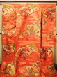 Photo1: Mint G0805L Used Japanese Kimono  Smoky Orange UCHIKAKE Wedding by Silk. Folding fan  (Grade A) (1)