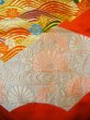Photo11: G0805S Used Japanese Kimono   Vermilion UCHIKAKE Wedding by Silk. Folding fan  (Grade A) (11)