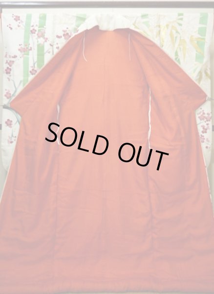 Photo4: G0826B Used Japanese Kimono  Smoky Off White UCHIKAKE Wedding by Silk. UME plum bloom  (Grade C) (4)