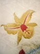 Photo11: Mint H1025M Used Japanese Kimono  Shiny Off White FURISODE long-sleeved / Silk. Cattleya  (Grade A) (11)