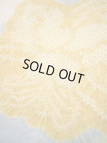 Photo12: Mint H1025M Used Japanese Kimono  Shiny Off White FURISODE long-sleeved / Silk. Cattleya  (Grade A) (12)