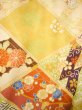 Photo15: H1025P Used Japanese Kimono   Off White FURISODE long-sleeved / Silk. Books  (Grade A) (15)