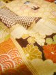 Photo17: H1025P Used Japanese Kimono   Off White FURISODE long-sleeved / Silk. Books  (Grade A) (17)