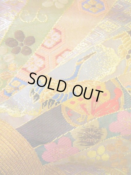 Photo14: I0112G Used Japanese Kimono Shiny Smoky Wisteria UCHIKAKE Wedding / Silk. TABANENOSHI  (Grade A) (14)