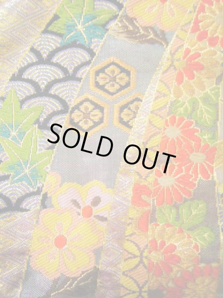 Photo17: I0112G Used Japanese Kimono Shiny Smoky Wisteria UCHIKAKE Wedding / Silk. TABANENOSHI  (Grade A) (17)