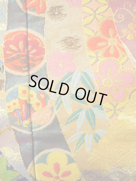 Photo18: I0112G Used Japanese Kimono Shiny Smoky Wisteria UCHIKAKE Wedding / Silk. TABANENOSHI  (Grade A) (18)