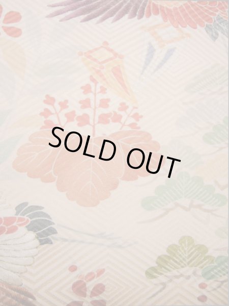 Photo16: I0207H Used Japanese Kimono  Pale Pink FURISODE long-sleeved / Silk. Treasures  (Grade A) (16)