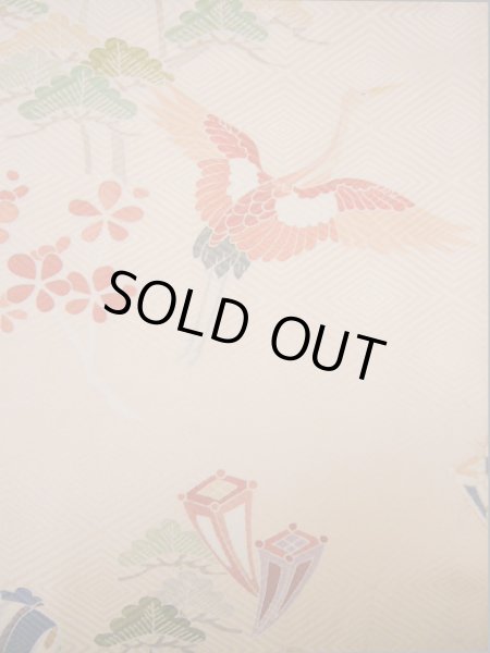 Photo22: I0207H Used Japanese Kimono  Pale Pink FURISODE long-sleeved / Silk. Treasures  (Grade A) (22)