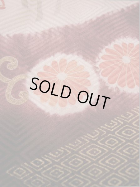 Photo33: I0207H Used Japanese Kimono  Pale Pink FURISODE long-sleeved / Silk. Treasures  (Grade A) (33)