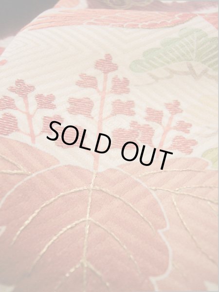 Photo37: I0207H Used Japanese Kimono  Pale Pink FURISODE long-sleeved / Silk. Treasures  (Grade A) (37)