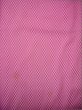 Photo3: I0302R Used Japanese Kimono  Bright Pink ORI woven / Silk. Arrow Feather  (Grade C) (3)