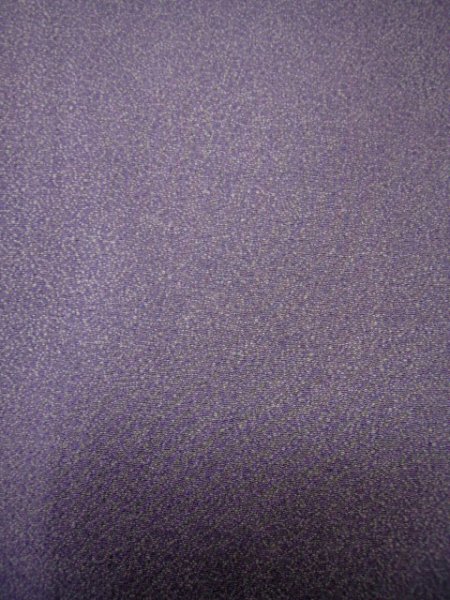 Photo5: I0427P Used Japanese Kimono   Wisteria HITOE unlined / Silk. Lozenges  (Grade C) (5)
