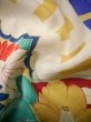 Photo16: I0627A Used Japanese Kimono  Smoky Blue HOUMONGI formal / Silk. Folding fan   (Grade C) (16)