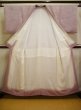 Photo2: Mint I0629T Used Japanese Kimono Smoky Light Rose KOMON dyed / Silk.   (Grade A) (2)