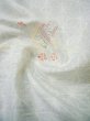 Photo11: I0727A Used Japanese Kimono  Pale Gray TSUMUGI pongee / Silk. SHO flute   (Grade B) (11)