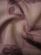 Photo10: Mint I0727Q Used Japanese Kimono Smoky Light Pink KOMON dyed / Silk. Quadrangle  (Grade A) (10)