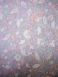 Photo8: I1109D Used Japanese  Pale Purple KOMON dyed / Silk. Flower  (Grade B) (8)