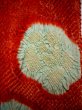 Photo3: J0203XE Used Japanese   Red OBI-AGE covering sash    (Grade C) (3)