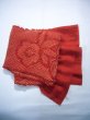 Photo4: J0203XG Used Japanese   Red OBI-AGE covering sash    (Grade B) (4)