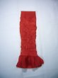 Photo1: J0203XU Used Japanese   Red OBI-AGE covering sash , For kids  (Grade B) (1)
