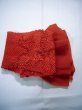Photo4: J0203XU Used Japanese   Red OBI-AGE covering sash , For kids  (Grade B) (4)