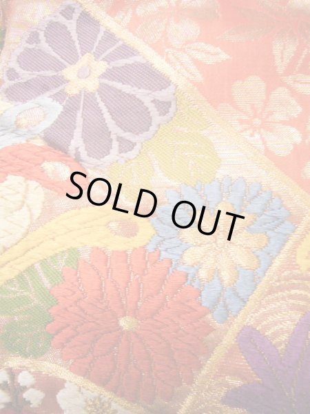 Photo10: J0219B Used Japanese Creamy Light Vermilion UCHIKAKE Wedding by Silk. Phoenix  (Grade A) (10)