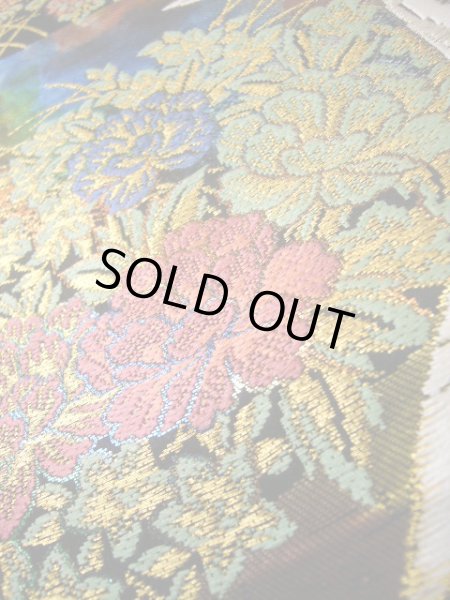 Photo15: J0219C Used Japanese   Multi Color UCHIKAKE Wedding by Silk. Crane  (Grade A+) (15)