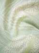 Photo12: J0222L Used Japanese   Off White TSUMUGI pongee / Silk. Hemp leaf,   (Grade B) (12)