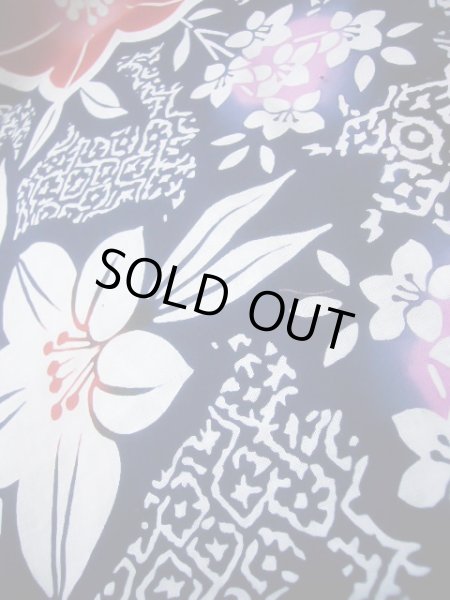 Photo9: J0617A Used Japanese Dark  Indigo Blue YUKATA summer / Cotton. KIKYO Japanese balloonflower   (Grade B) (9)