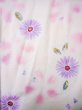 Photo4: J0617Q Used Japanese Sweet  Pink YUKATA summer / Cotton. Flower  (Grade B) (4)