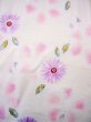 Photo5: J0617Q Used Japanese Sweet  Pink YUKATA summer / Cotton. Flower  (Grade B) (5)