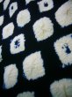 Photo8: J0710K Used Japanese   Indigo Blue YUKATA summer / Cotton. Quadrangle, Arimatsu Shibori RARE design (Grade C) (8)