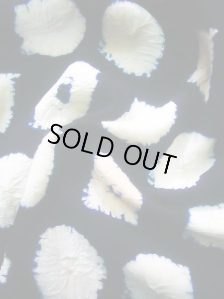 Photo10: J0710K Used Japanese   Indigo Blue YUKATA summer / Cotton. Quadrangle, Arimatsu Shibori RARE design (Grade C) (10)