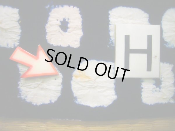 Photo19: J0710K Used Japanese   Indigo Blue YUKATA summer / Cotton. Quadrangle, Arimatsu Shibori RARE design (Grade C) (19)