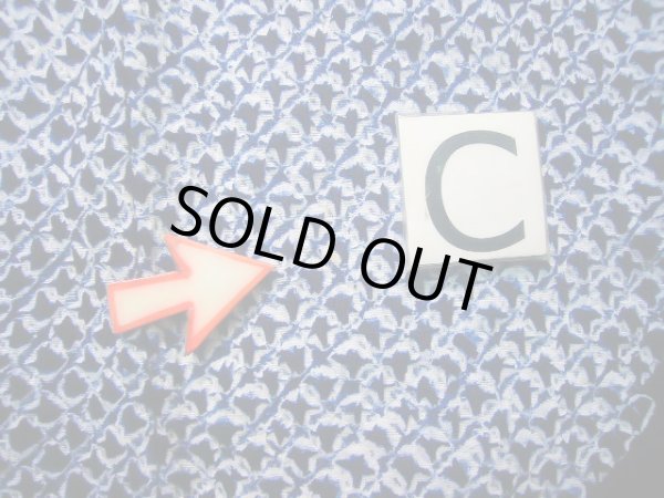 Photo15: J0710L Used Japanese   Indigo Blue YUKATA summer / Cotton. Quadrangle, Arimatsu Shibori RARE design (Grade B) (15)