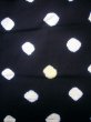 Photo6: J0710P Used Japanese  Dark Indigo Blue YUKATA summer / Cotton. Dot, Arimatsu Shibori (Grade C) (6)