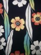 Photo5: J0710X Used Japanese  Deep Indigo Blue YUKATA summer / Cotton. Flower, 1960's (Grade B) (5)