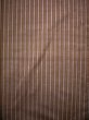 Photo3: J0715H Used Japanese Pale  Brown TSUMUGI pongee / Silk. Stripes  (Grade B) (3)