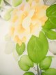 Photo10: J0722W Used Japanese Pale  Off White HOUMONGI formal / Silk. Flower  (Grade C) (10)