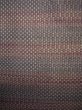 Photo6: J0926F Used Japanese Heather  Beige TSUMUGI pongee / Silk. Stripes   (Grade C) (6)