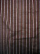 Photo4: Mint J0926K Used Japanese   Brown TSUMUGI pongee / Silk. Boat   (Grade A) (4)